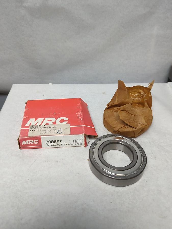 MRC,209SFF,DEEP GROOVE BALL BEARING NOS