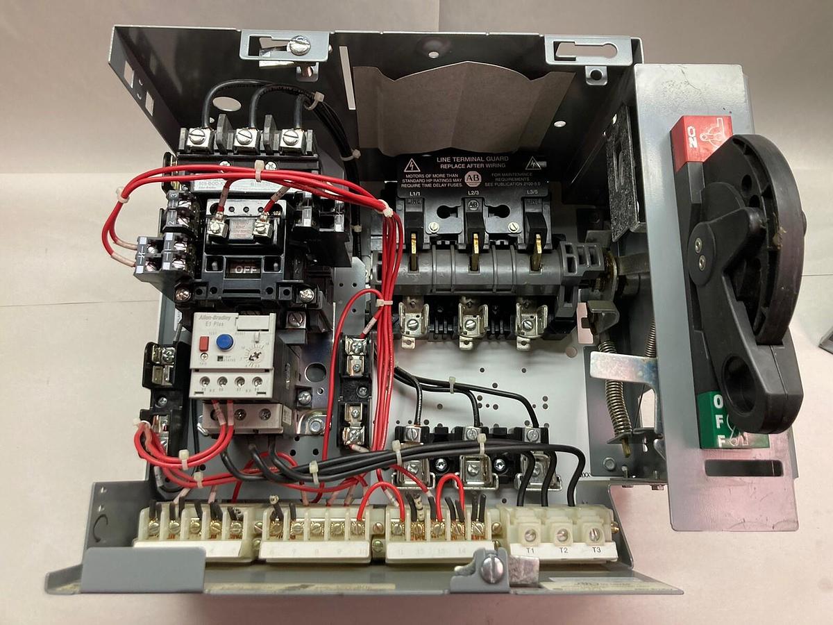 Used Allen-Bradley,2100 2112,Size 1 Fused MCC 12 Inch Starter Bucket