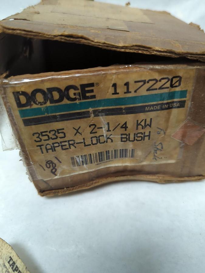 DODGE,117220,TAPER-LOCK BUSHING 3535X2-1/4 KW NOS