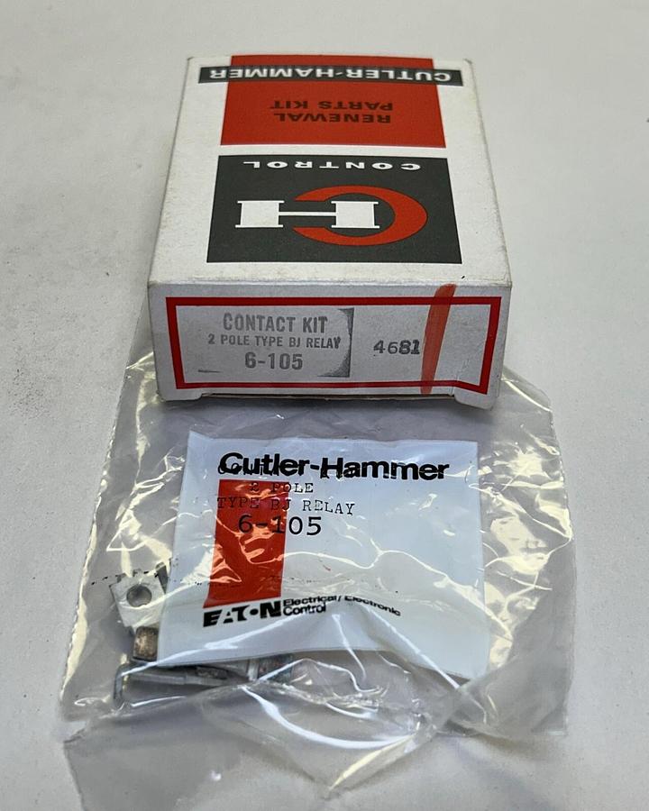 CUTLER HAMMER,6-105,CONTACT KIT 2P NOS