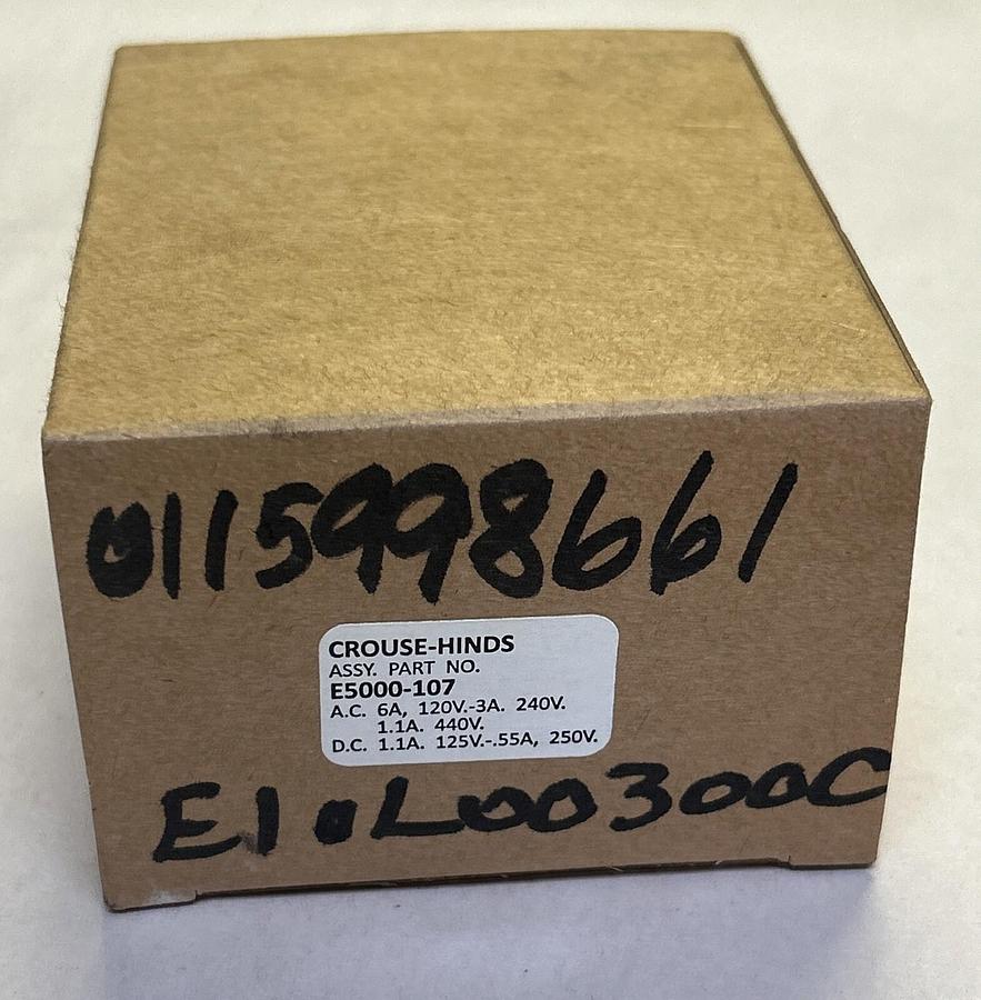 CROUSE-HINDS,E5000-107,PUSHBUTTON ASSEMBLY NOS