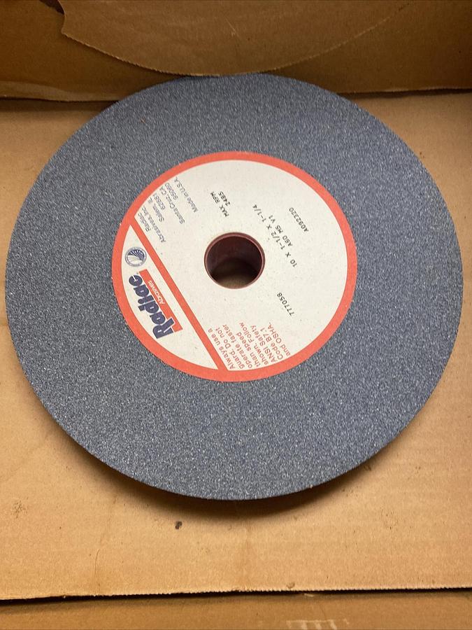 Radiac,A60-M5-V1,10x1-1/2x1-1-1/4 Bench Grinding Wheel A60-M5-V1 Box of 3 NOS