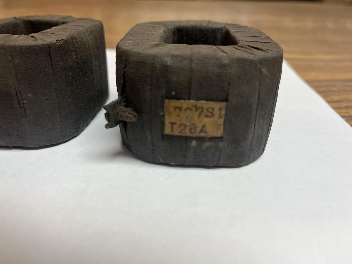 Used SQUARE D,1707S1-T26A,COIL LOT OF 2