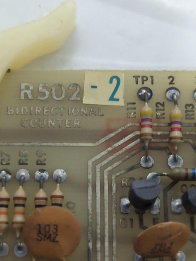 Used DYNAPAR,R502-2,BIDIRECTIONAL COUNTER BOARD PRE-OWNED