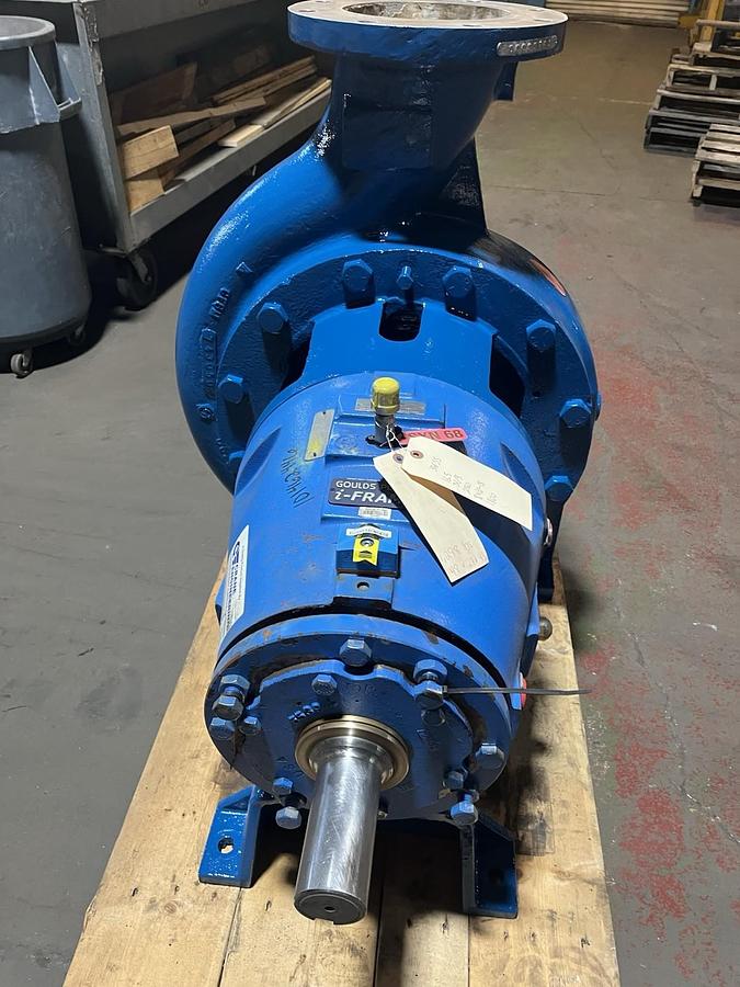Used GOULDS,3175,I-FRAME CENTRIFUGAL PUMP 8X10-18 316SS