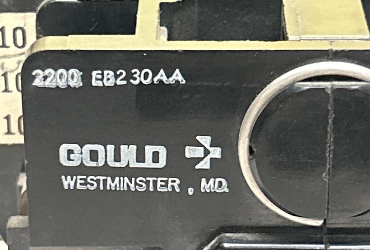 Used GOULD,2200EB230AA,CONTACTOR 600V