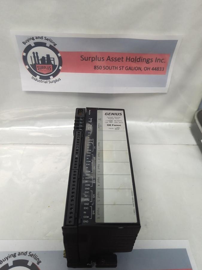 Used GE FANUC,IC660BBA106,GENIUS ANALOG INPUT MODULE 115VAC C/S INPUT PRE-OWNED