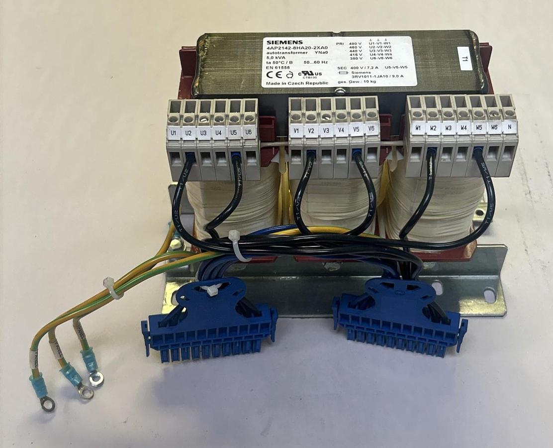 Used SIEMENS,4AP2142-8HA20-2XA0,TRANSFORMER 5.0KVA