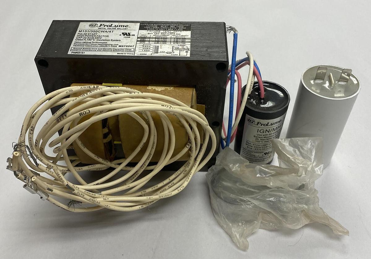 Prolume,M131/350CWA/4T/K,Metal Halide Ballast Kit NOS