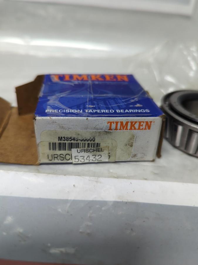 TIMKEN,M38545-3000,PRECISION ROLLER BEARING CONE 1-3/8 IN BORE URSCHEL 53432 NOS