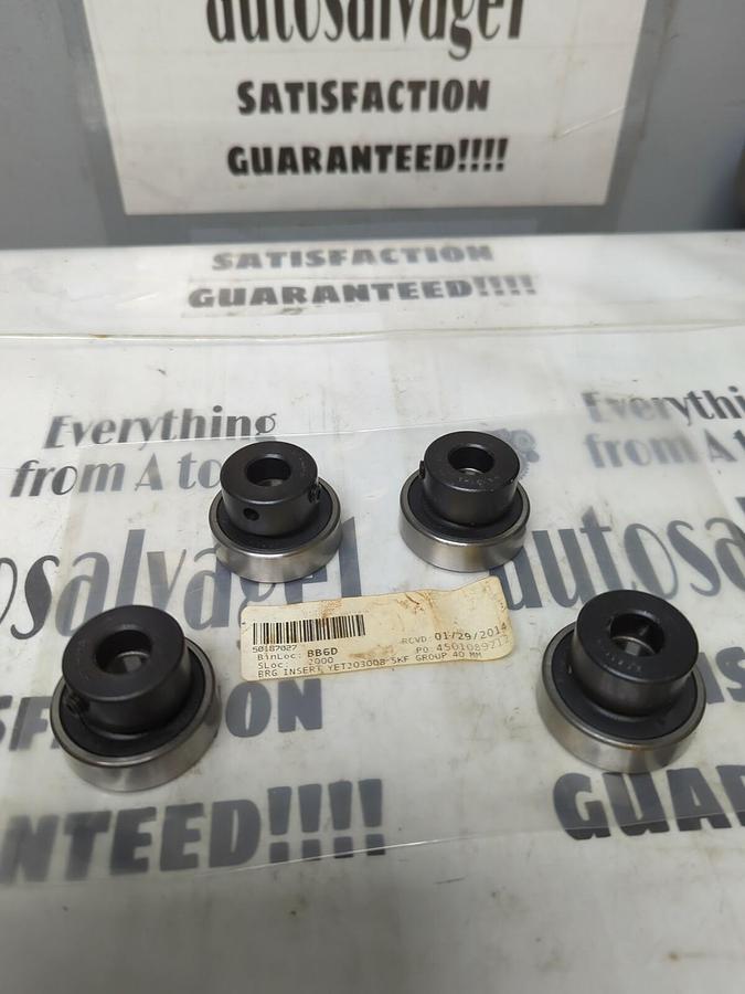 ASAHI,YET-203-008,BALL INSERT BEARING LOT OF 4 NOS