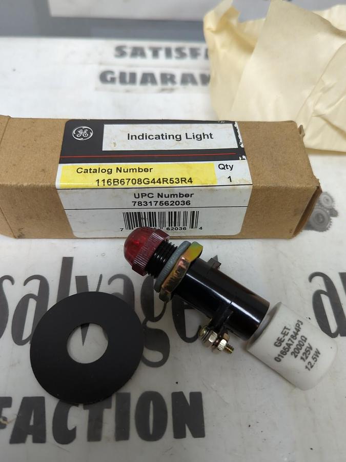 GE,116B6708GR53R4,INDICATOR LIGHT NEW IN BOX