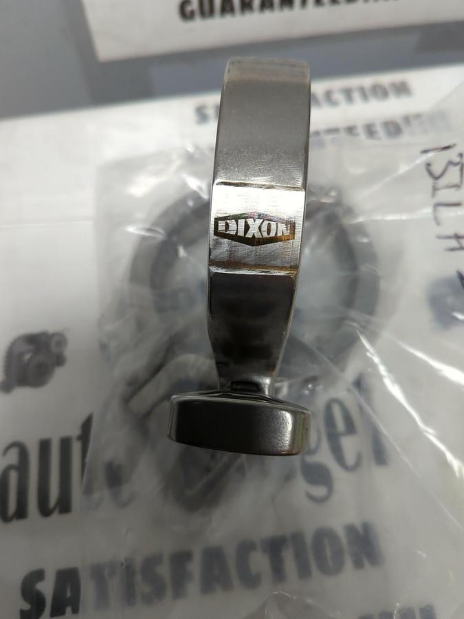 DIXON,13ILH300 304,STAINLESS STEEL SANITARY I-LINE CLAMP 3 INCH TUBE OD LOT OF 2
