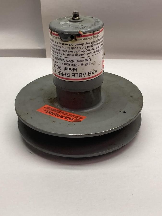Used TB Woods,Model RC55,Variable Speed Sheave 1750RPM 1/3Hp 1160RPM