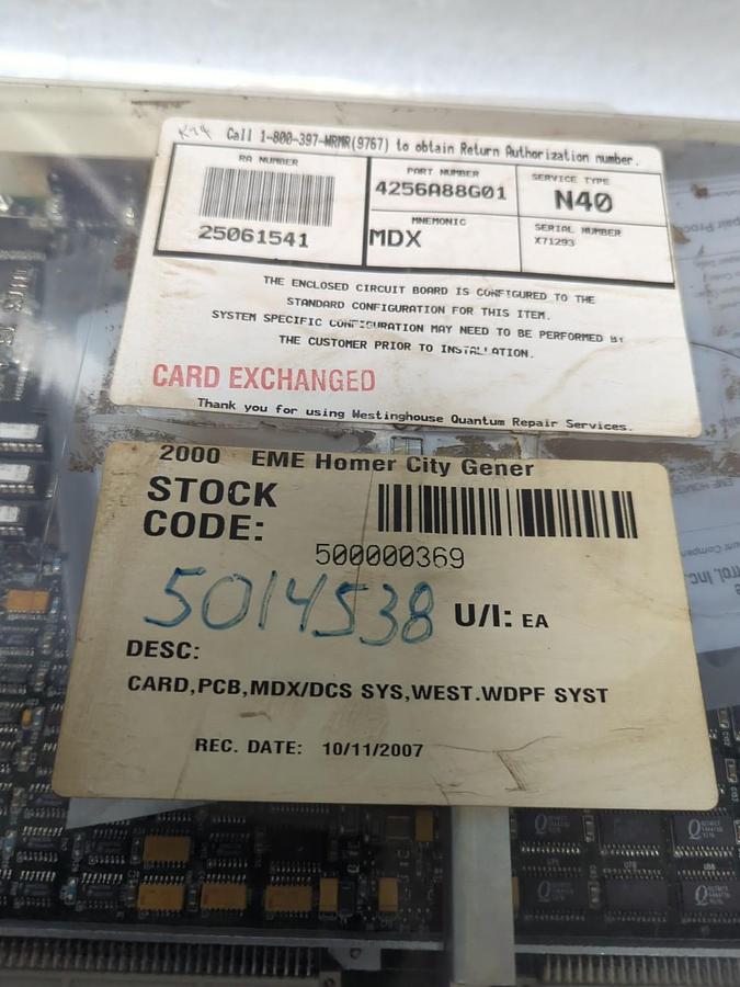 WESTINGHOUSE,4256A88G01,CIRCUIT BOARD NOS