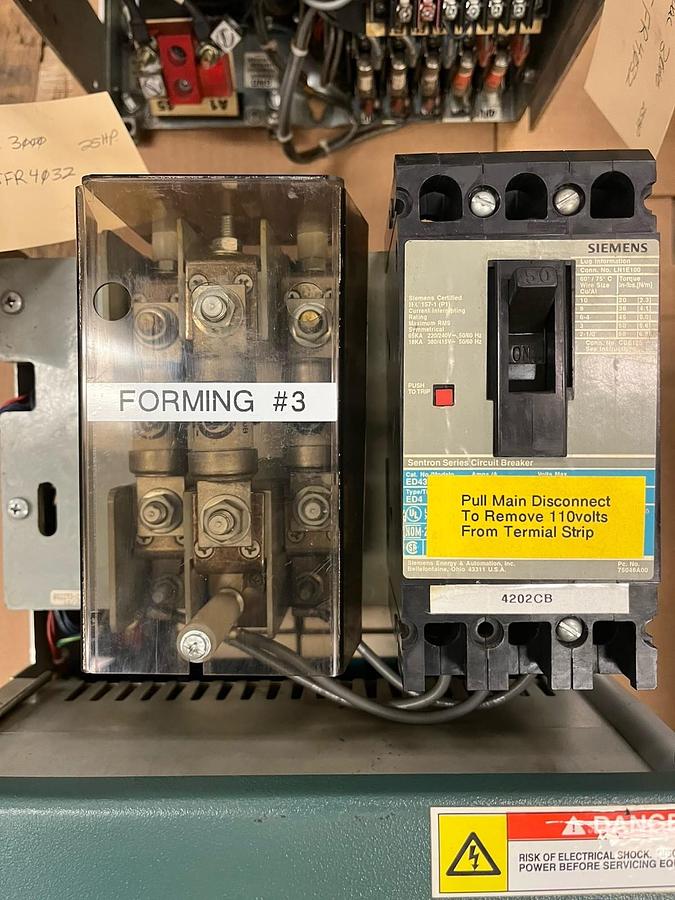Used RELIANCE,25FR4032,FLEXPAK 3000 DC DRIVE 25HP INPUT 460VAC 3PH OUT 500VDC 45A