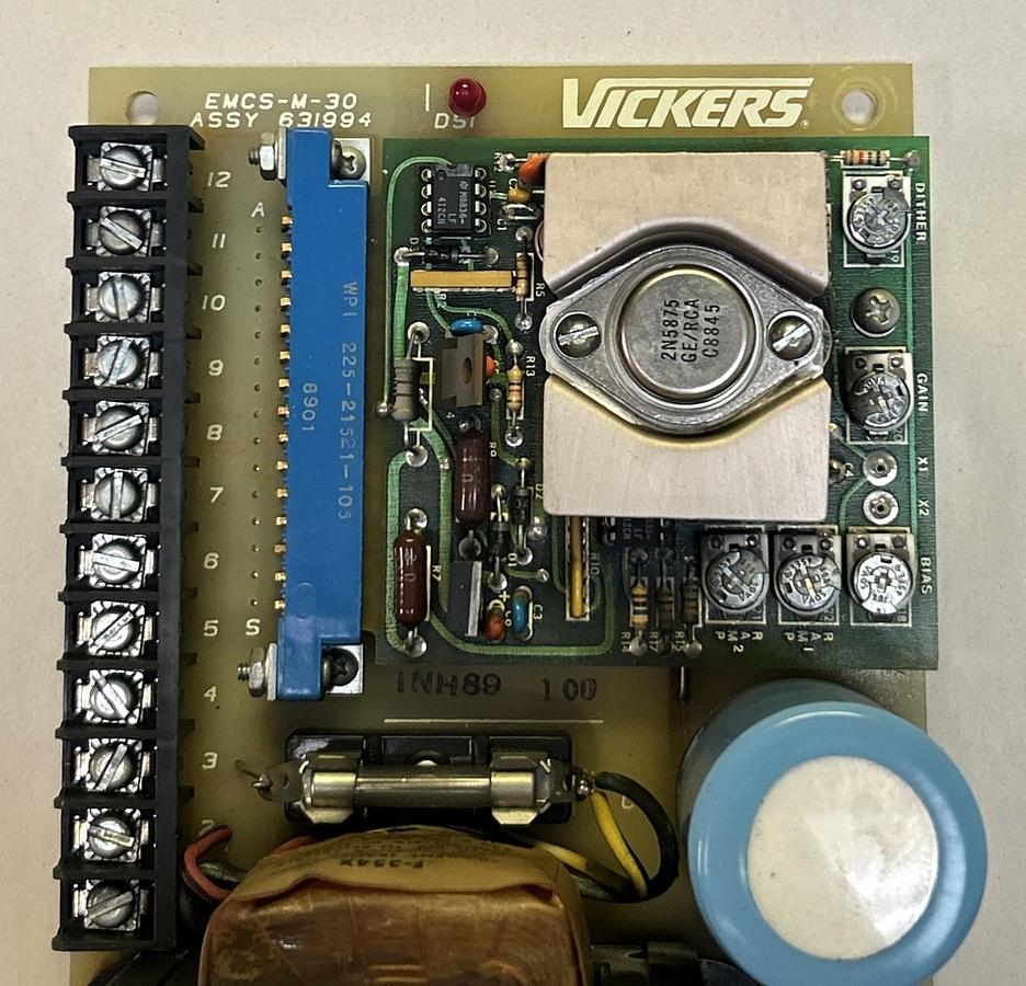 Used VICKERS,EMCS-M-30,POWER SUPPLY CIRCUIT BOARD