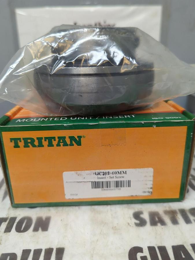 TRITAN,UC212-60MM,SET SCREW BALL INSERT BEARING NOS