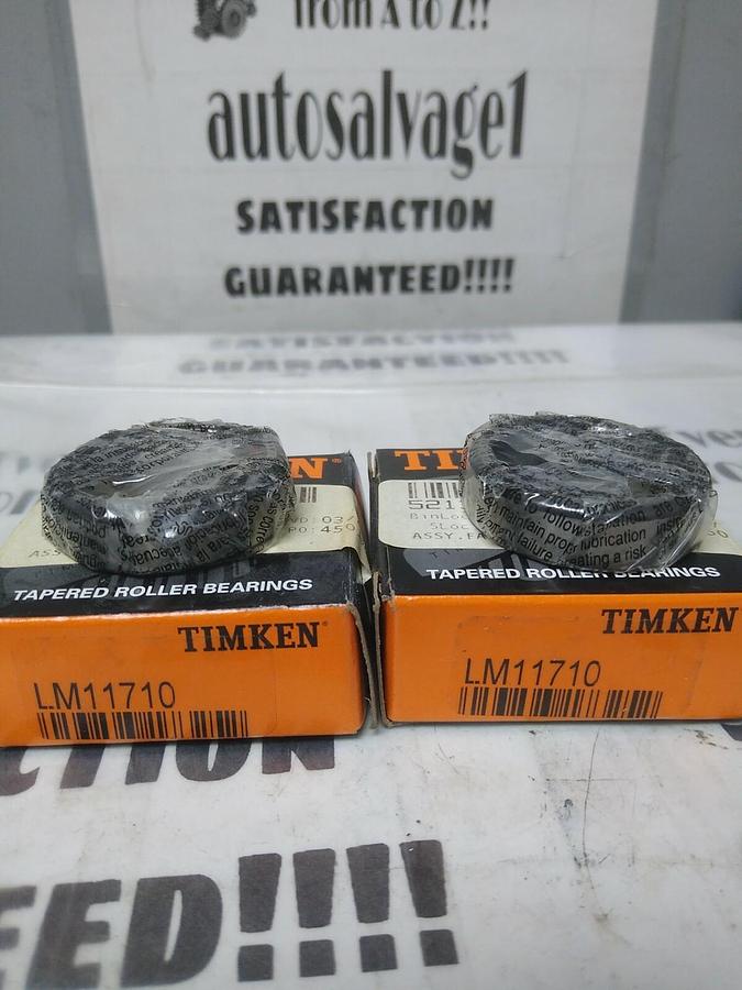 TIMKEN,LM11710,ROLLER BEARING CUP LOT OF 2 NOS