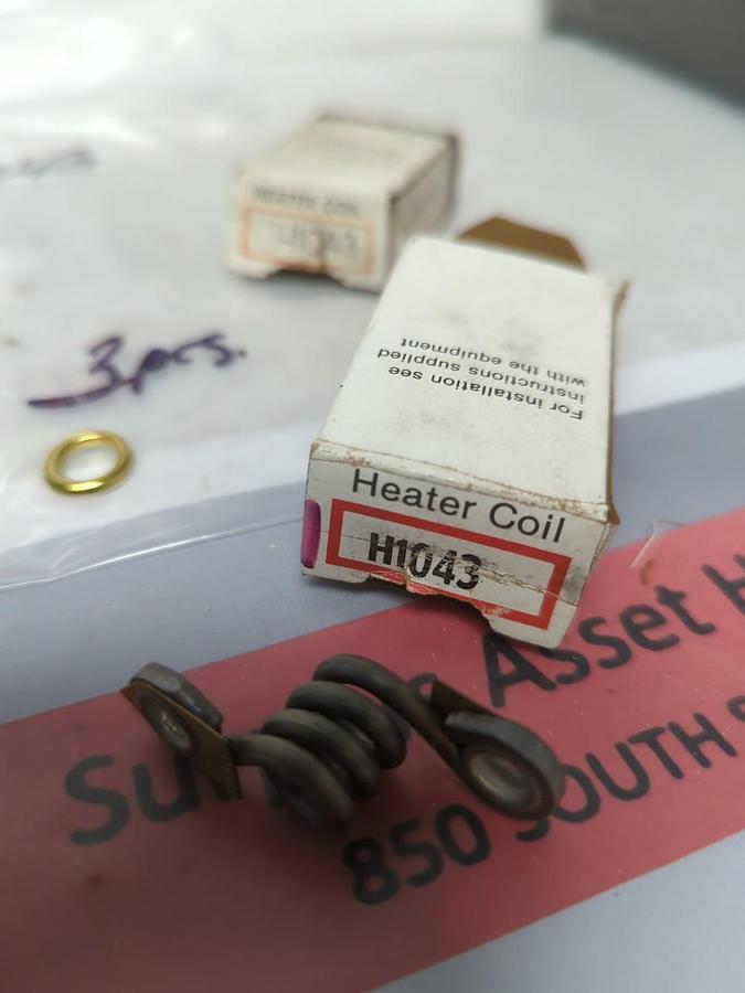 CUTLER-HAMMER,H1043,OVERLOAD HEATER ELEMENT LOT OF 3 NOS