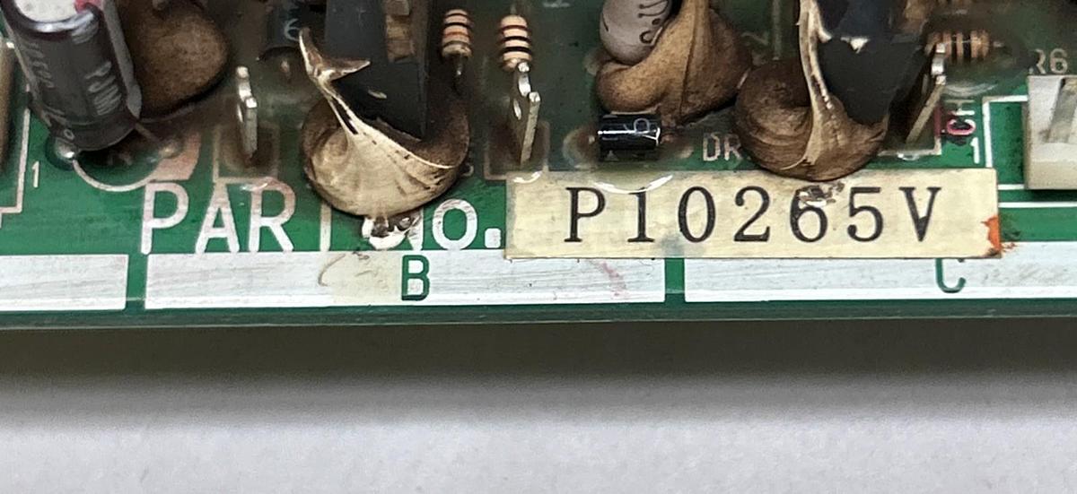 Used DAIHEN OTC,P10265V,CIRCUIT BOARD FOR DP400 WELDER