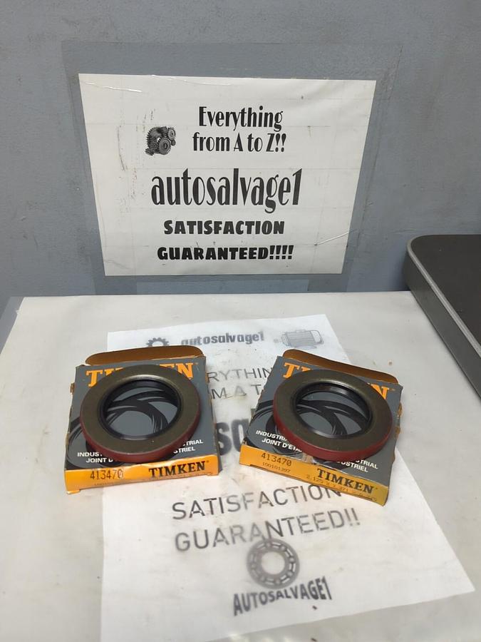 TIMKEN,413470,OIL SEAL 2.125 X 3.371 X 0.75 LOT OF 2 NOS