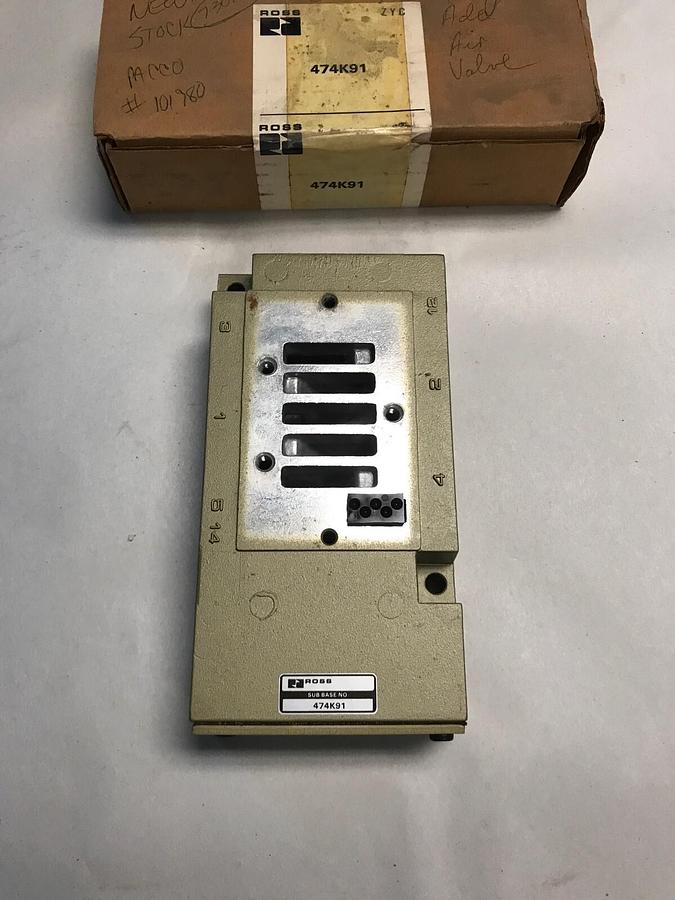 Ross,474K91,Valve Sub Base