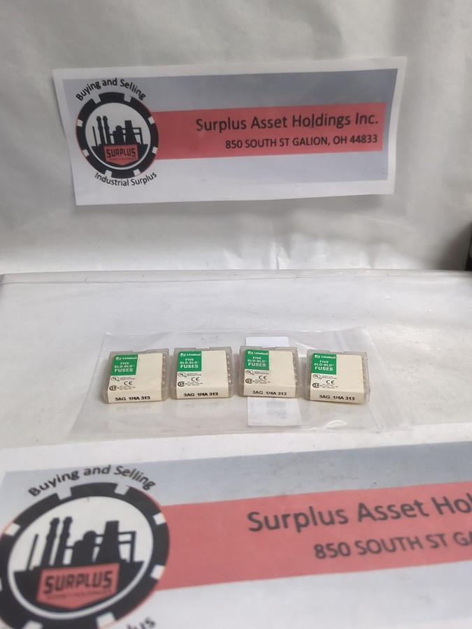 LITTELFUSE,3 AG 1/4A 313,FUSE LOT OF 20 PCS NOS