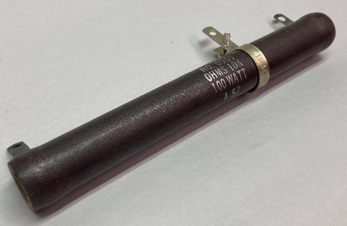 Used Ohmite,0965 210-100M-40,Resistor 2500 OHMS