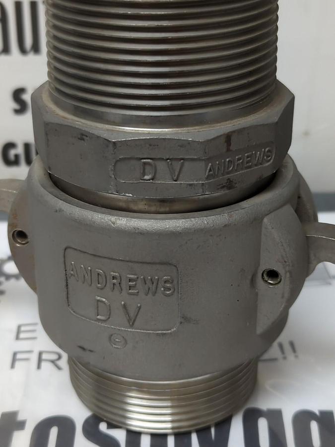 DIXON,250-B,2-1/2 INCH S.S. CAM & GROOVE BODY WITH 250-F ADAPTER NOS