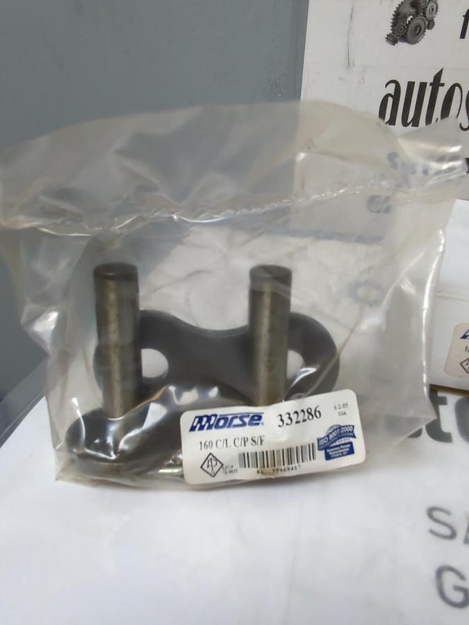 MORSE,332286,160 C/L C/P S/F 2INCH ROLLER CHAIN LINK  2-PCS NEW