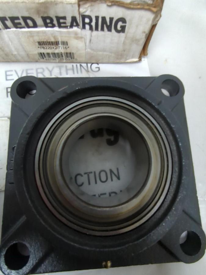 HUB CITY,FB220X2-7/16,FLANGE 4-BOLT MOUNT BEARING 2-7/16 INCH BORE NOS