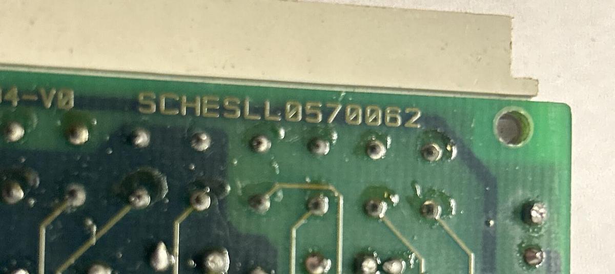 Used SCHESLL,0570062,CIRCUIT BOARD