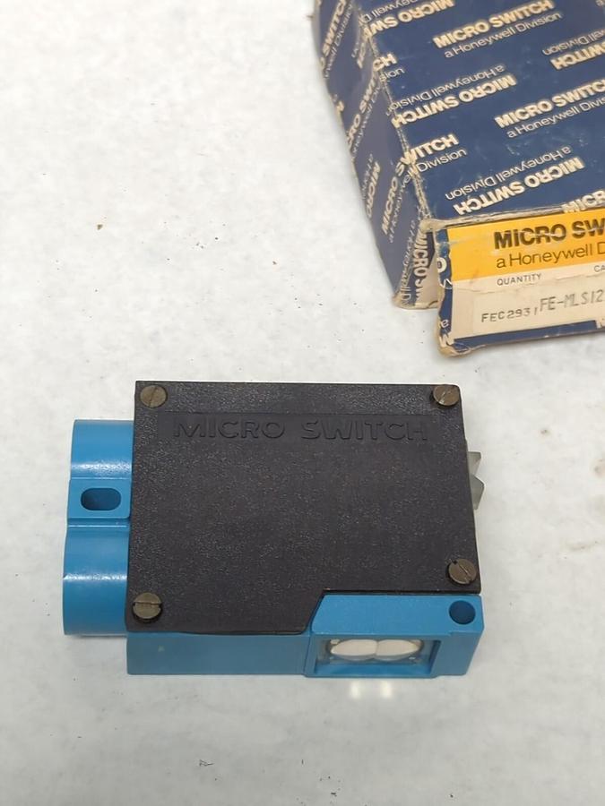 HONEYWELL,MLS 12R,MICRO SWITCH PHOTOELECTRIC SENSOR/RECIEVER TYPE F 20A NOS