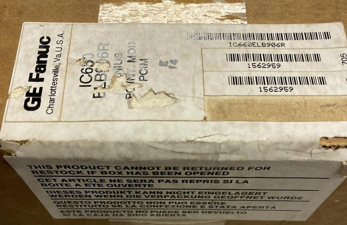 Used GE Fanuc,IC660ELB906R,Genius Point Module PCIM NOS Sealed