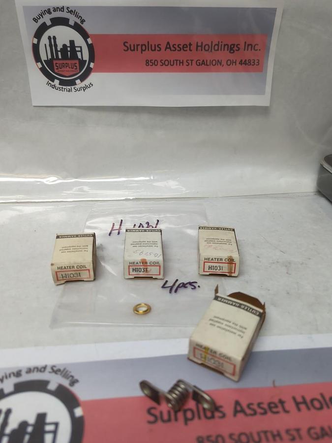 CUTLER-HAMMER,H1031,OVERLOAD HEATER ELEMENT LOT OF 4 NOS