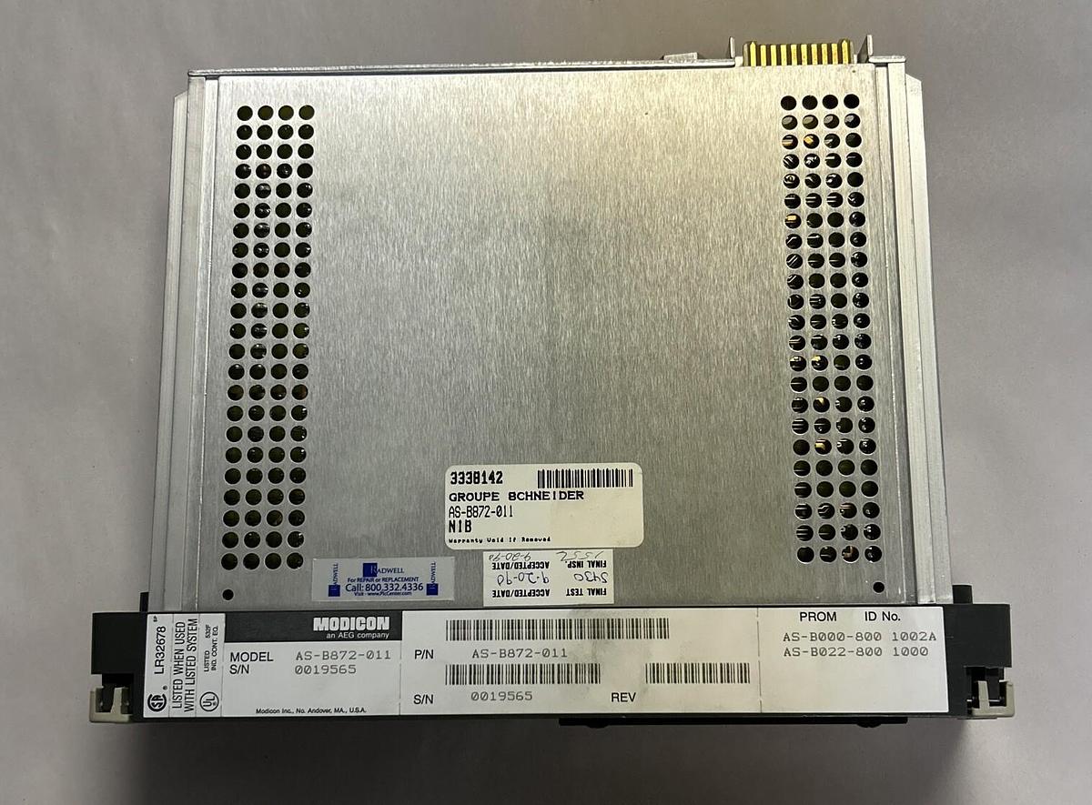 Used MODICON,AS-B872-011,VOLTAGE ANALOG OUTPUT MODULE