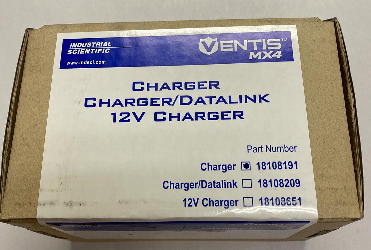 Used INDUSTRIAL SCIENTIFIC,18108191,CHARGER 12V NEW SEALED