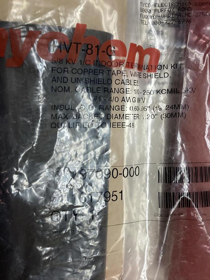 Raychem,HVT-81-G,Indoor Termination Kit