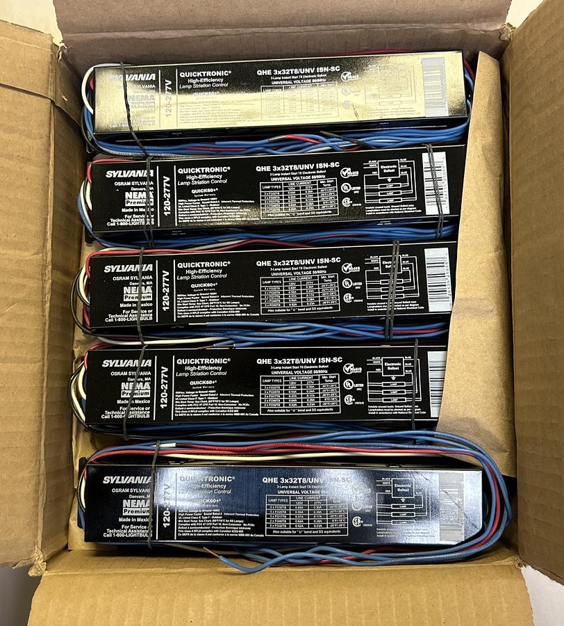 SYLVANIA,49970-4,3-LAMP INSTANT START BALLAST LOY OF 10 NOS