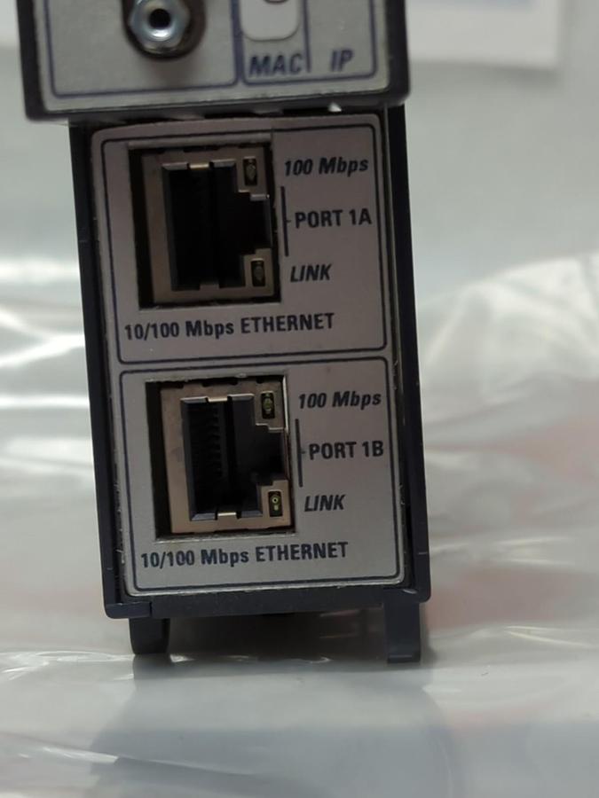Used GE ,IC695CPETM001-DG,ETHERNET TRANSMITTER MODULE 10/100MBITS W/ SWITCH PRE-OWNED