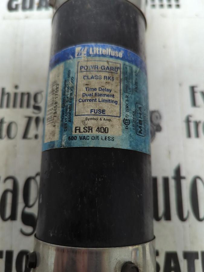 LITTELFUSE,FLSR400,POWR-GARD FUSE NOS
