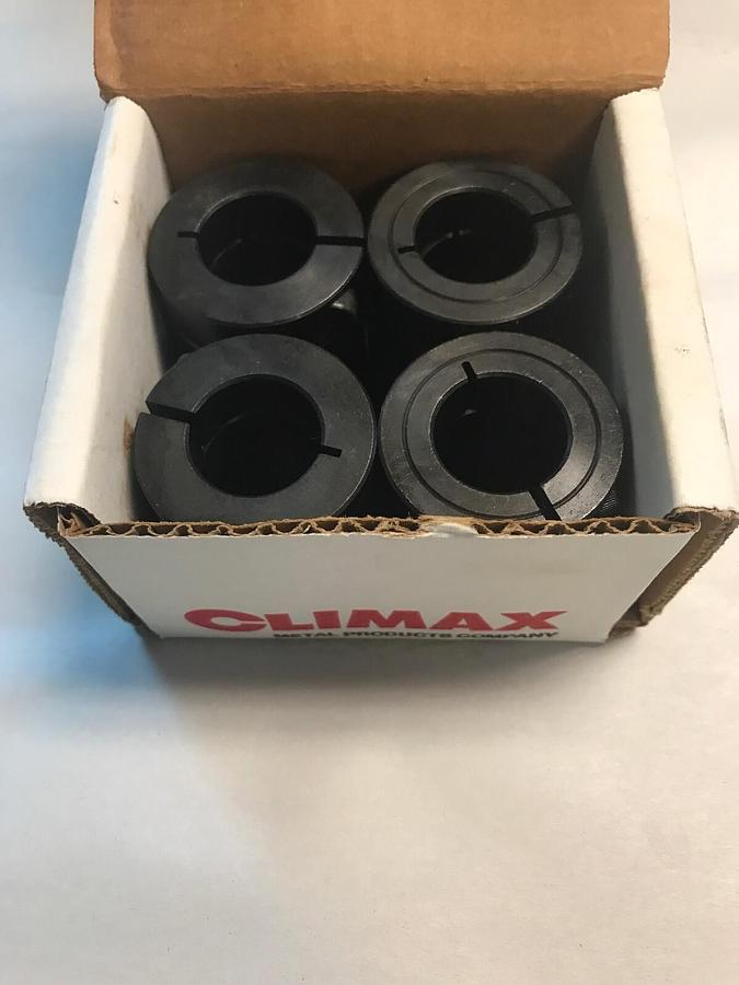Used Climax,1C-093,15/16 INCH Steel Split Shaft Collar Box of 16