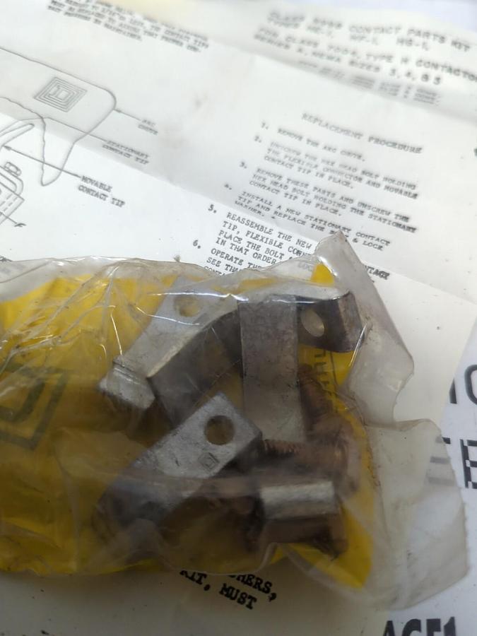 SQUARE D,64596,TYPE HE-1 CONTACT KIT NOS