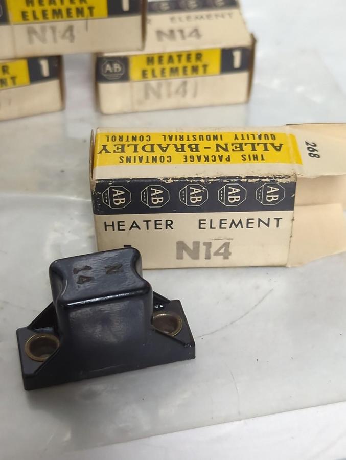 ALLEN BRADLEY,N14,THERMAL OVERLOAD HEATER ELEMENT LOT OF 5 NOS
