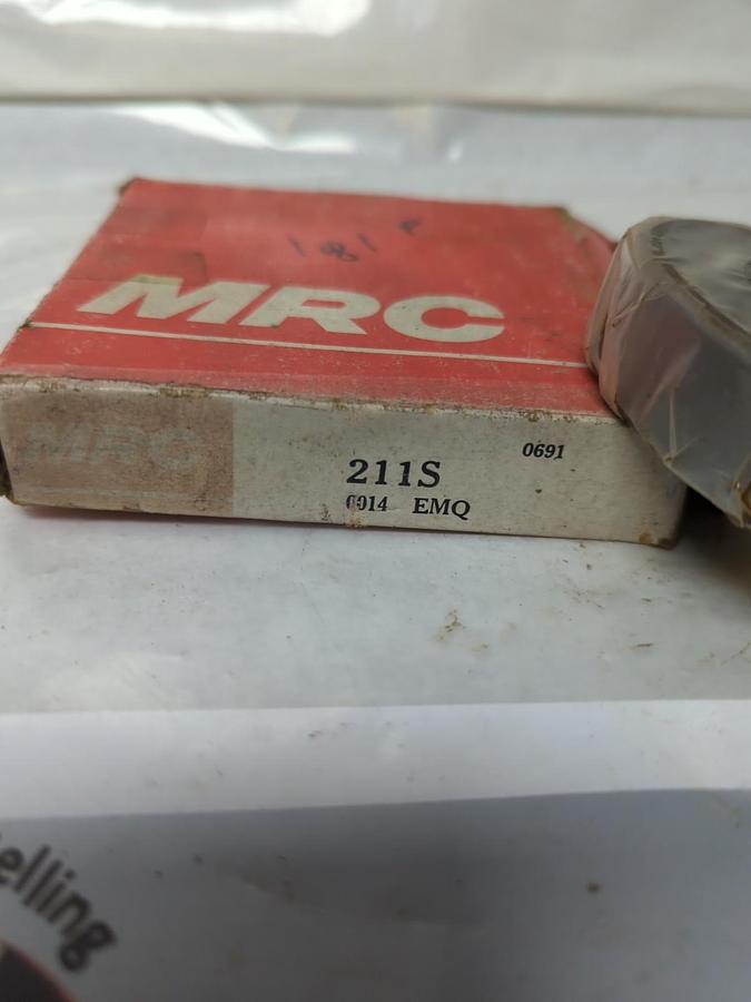 MRC,211S,SINGLE ROW BALL BEARING NOS