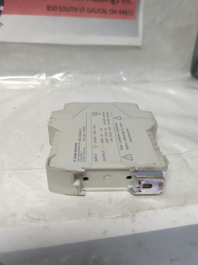 Used LEUZE ELECTRONIC,MSI-CM52B-0,EMERGENCY SAFETY RELAY PRE-OWNED
