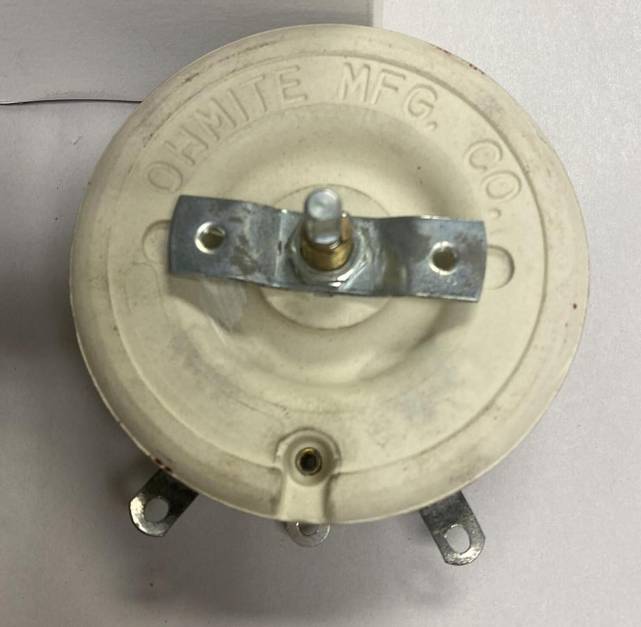 OHMITE,RLS500E,RHEOSTAT WIREWOUND 500 OHM 150 W NOS