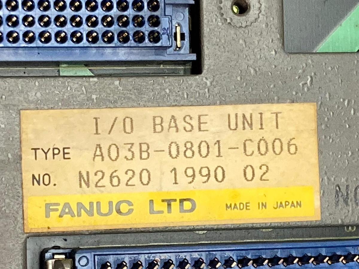 Used Fanuc,A03B-0801-C006,I/O Base Unit