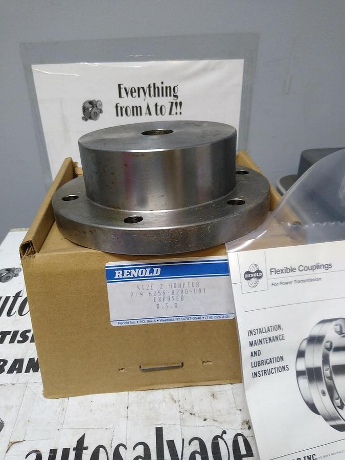 RENOLD,AJAX 208 6256-0200,SIZE 2 ADAPTER AJAX 208 6256-0200 NOS
